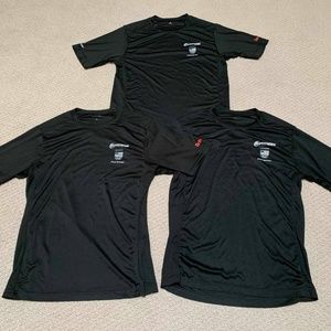 Lot of 3 24 Hour Fitness Men's Employee Shirts